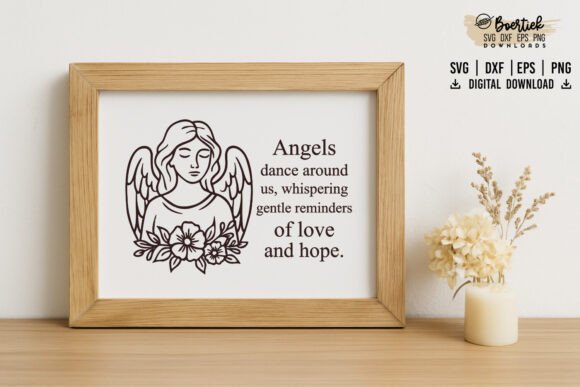 Angel Memorial Quote 2 Graphics for Crafts