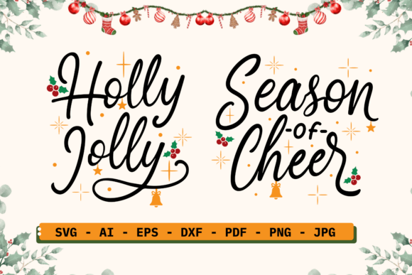 Christmas SVG Graphics for Festive Crafts