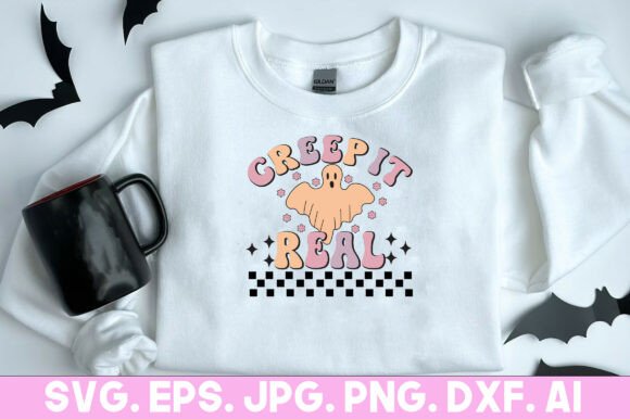 Creep It Real Funny Halloween Graphics for Crafts