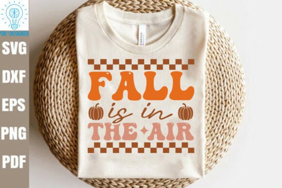 Fall Is In The Air Autumn Quote Graphics for Crafts