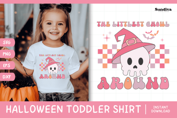 Fun Halloween Toddler Shirt SVG for Crafts and Graphics