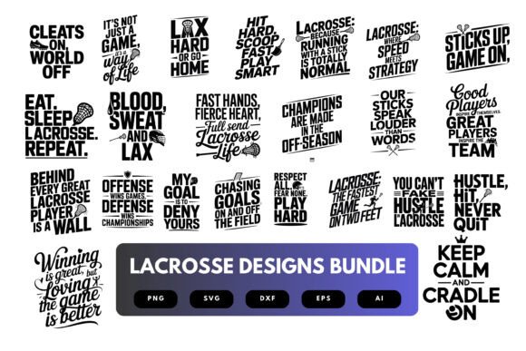 Lacrosse SVG Bundle