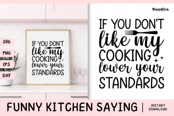 Laughing Kitchen SVG for Crafts and Graphics