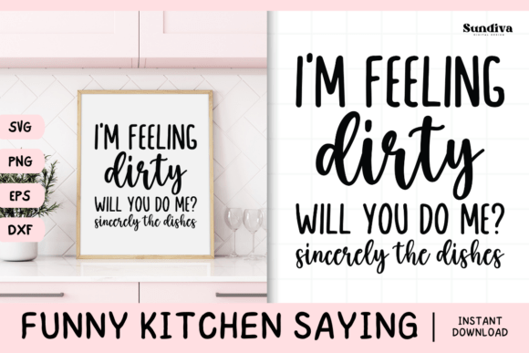 Laughing Kitchen SVG for Crafts and Graphics