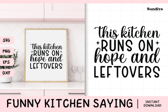Laughing Kitchen SVG for Crafts and Graphics