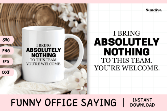 Lighten Up Your Design with Funny Office Saying SVG 1