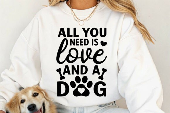 Love Dog Quote Graphics for Crafts