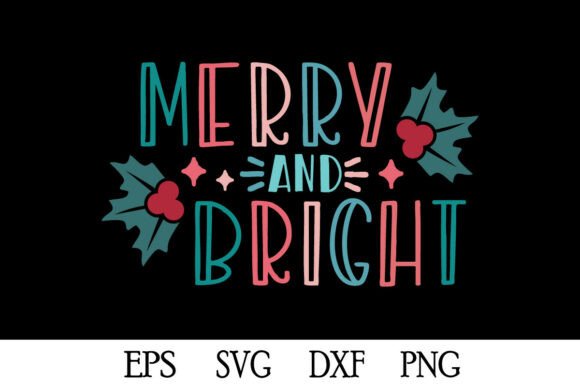 Merry Bright SVG