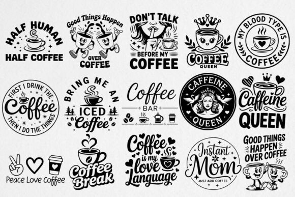 Retro Coffee SVG Bundle