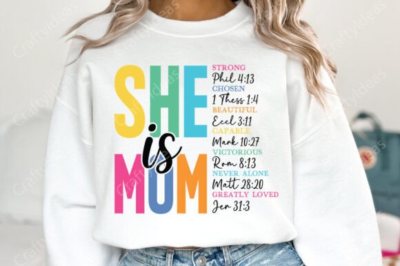She is Mom Graphics for Crafts and Branding