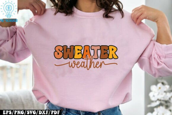 Sweater Weather Cozy Autumn Graphic